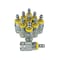 Primefit Tru-Flate Automotive Coupler, 3/8 in x 3/8 in Push-On Barb, Steel, PK10 TC3838PS-B10-P - alternate 1